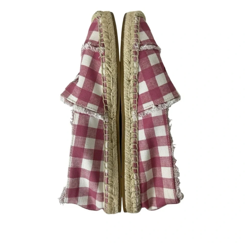 Coach Celina Espadrille With Gingham Print 7.5